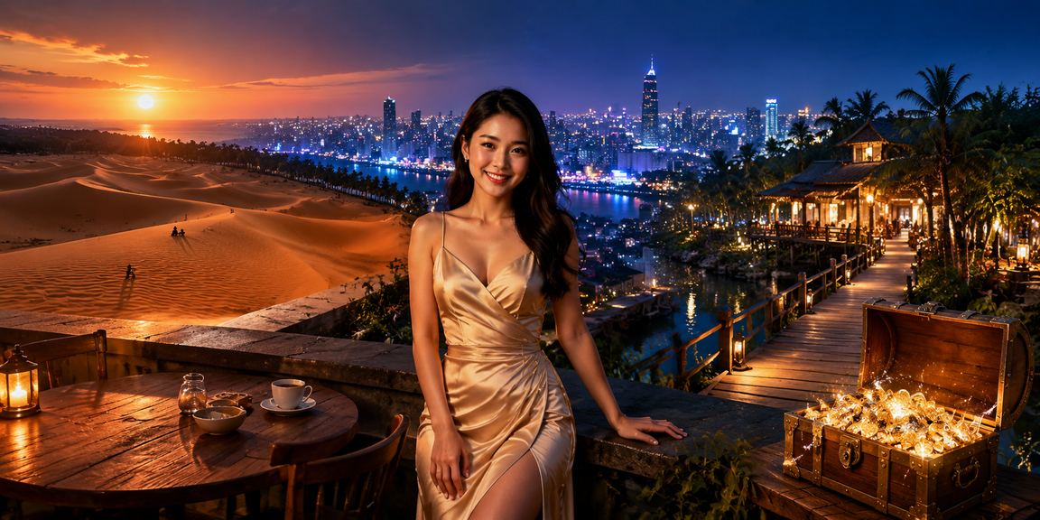 Người dùng tại Mũi Né thư giãn bên ly cà phê và khám phá nền tảng cá cược 5g30 trên điện thoại